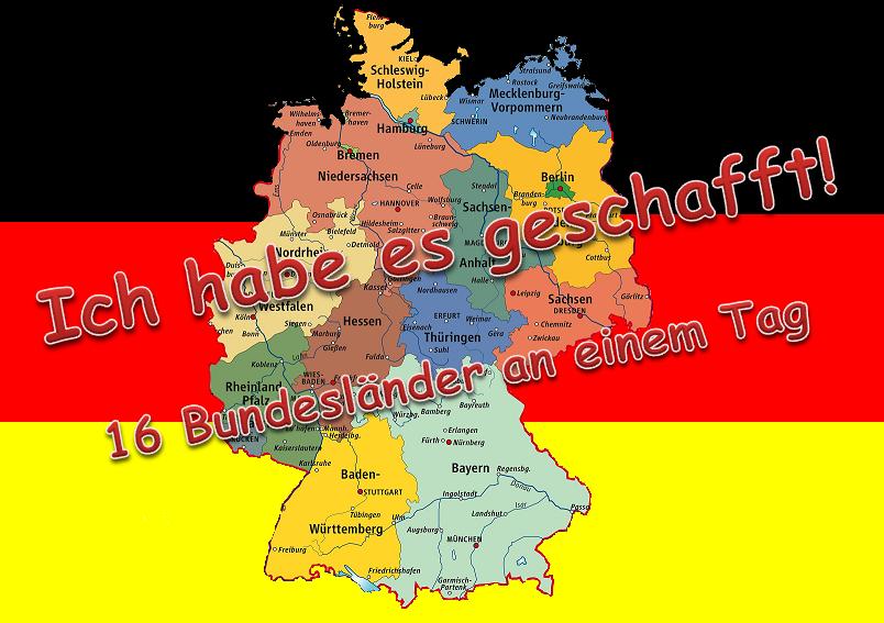 16 Bundesländer an einem Tag