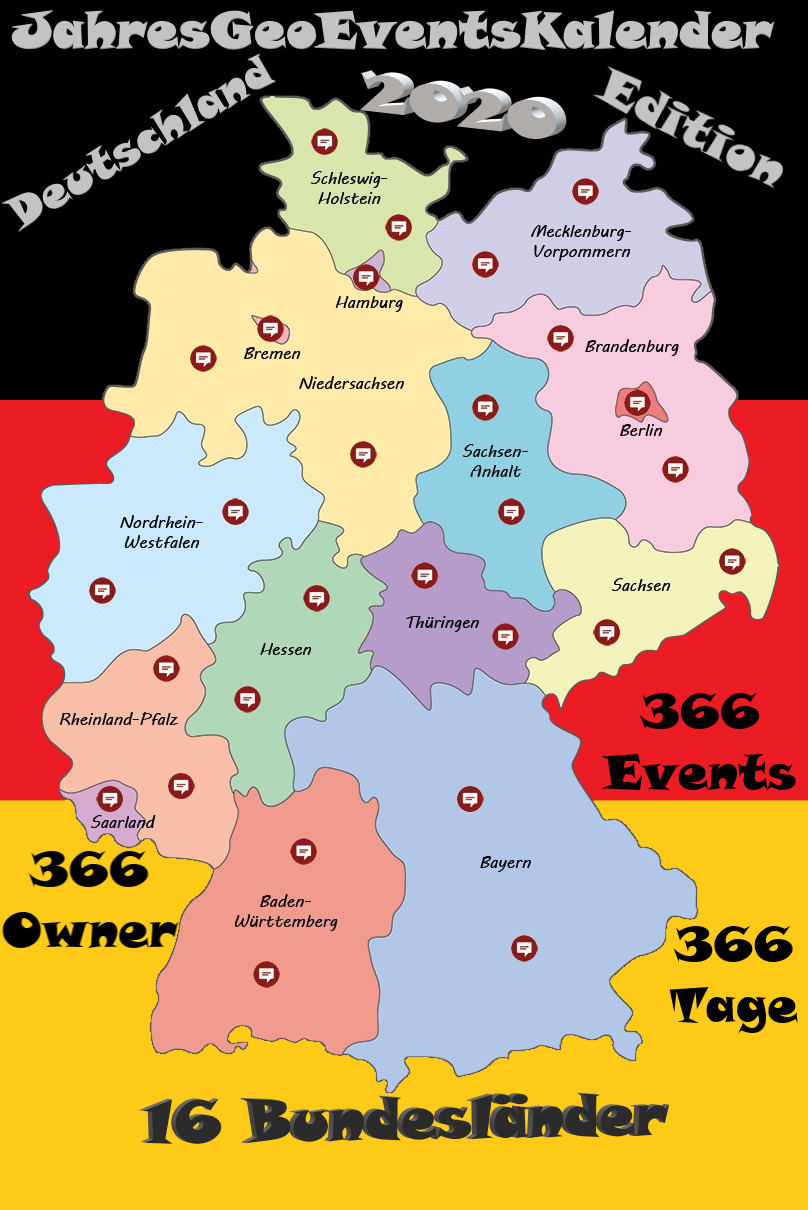 JahresGeoEventsKalender 2020 Deutschland